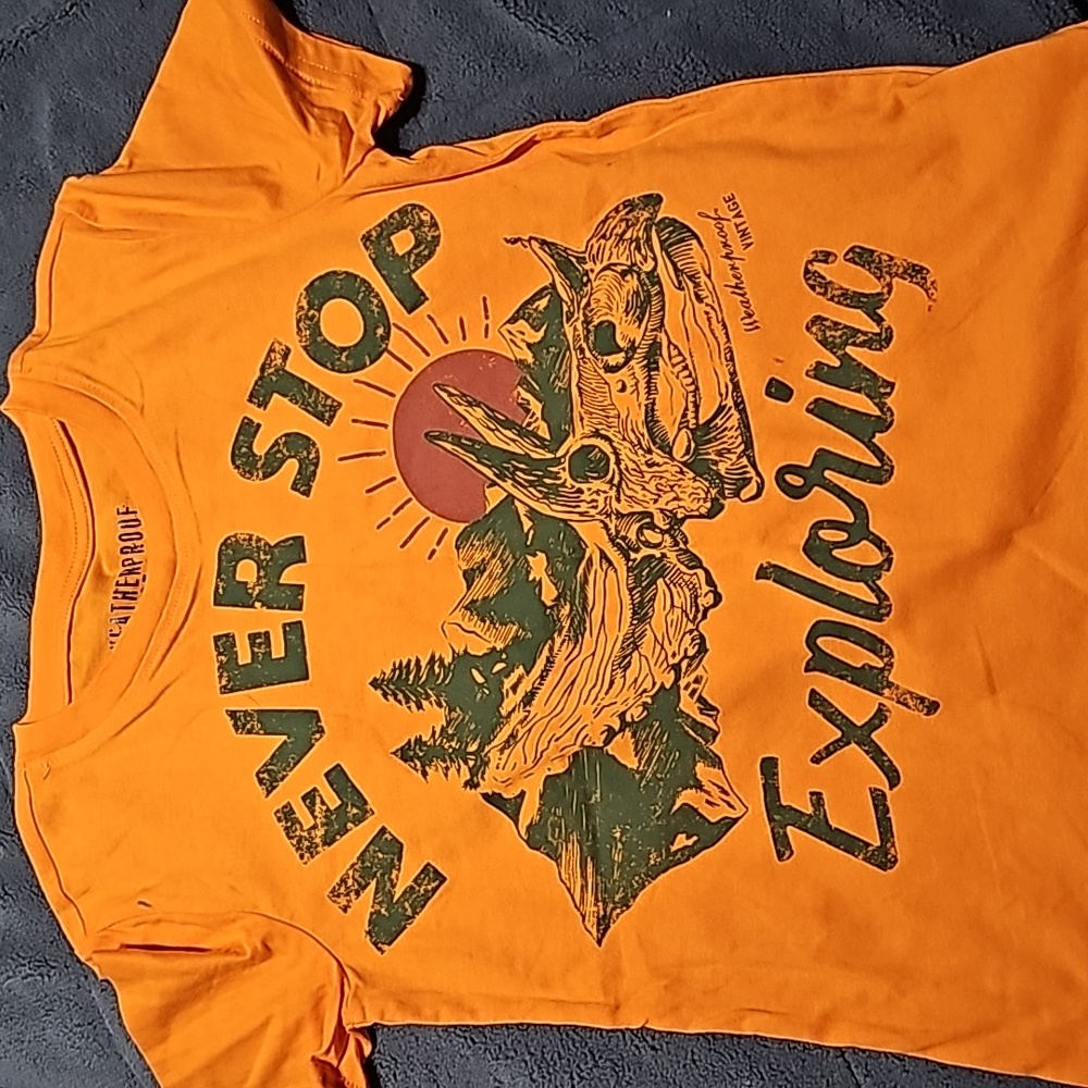 Boys Sz 7-8 Weatherproof Vintage T
